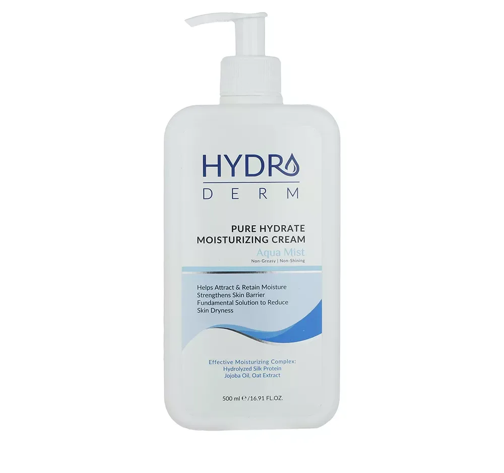 کرم مرطوب‌کننده و نرم‌کننده هیدرودرم مدل Aqua Mist حجم 500 میلی‌لیتر