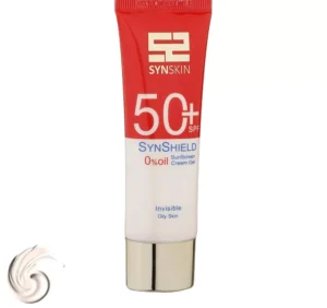 ژل کرم ضد آفتاب بی‌رنگ ساین اسکین با SPF50 مناسب پوست چرب حجم 50 میلی‌ لیتر